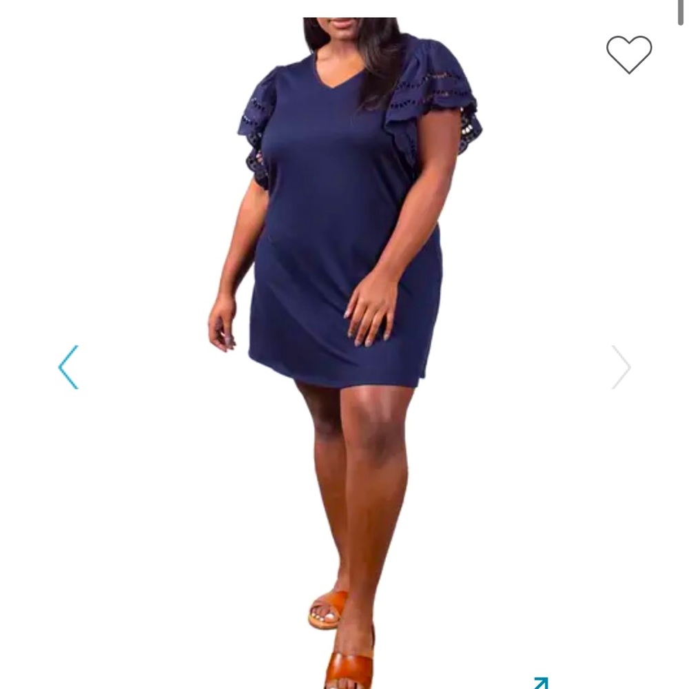 NWT Mauby V-neck Flutter Sleeve Dress